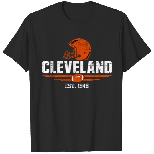 Vintage Cleveland Football Gift T-shirt