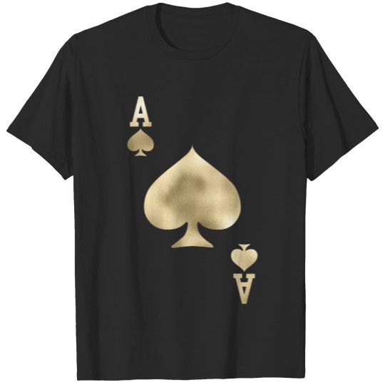 ace of spades playing card halloween costume T-shirt