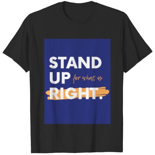 stand upright right where u stand lyrics tusk act T-shirt