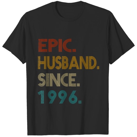 25th Wedding Anniversary Husband Since 1996 T-shirt