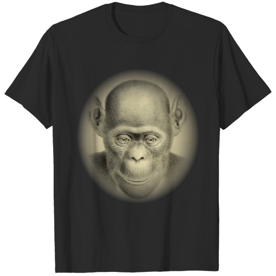 Chimpanzee Monkey Face Chimp Tropical Animal T-shirt