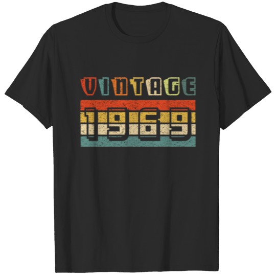 Vintage Aesthetic Retro 69 1969 Classic T-shirt