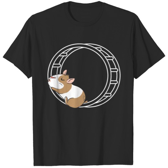 Hamster Wheel Hammy Owner Fluffy Rodent Pet Lover T-shirt
