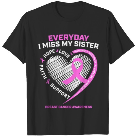 Loving Memory Tee Sister Breast Cancer Awareness T-shirt