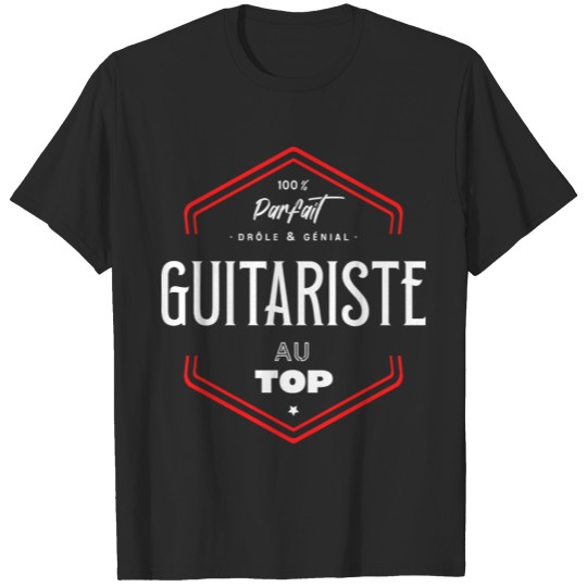 Guitariste parfait et au top T-shirt