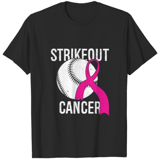 Strike Out Cancer Baseball T-shirt