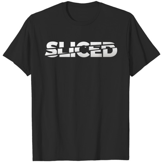 Sliced Text Effect T-shirt