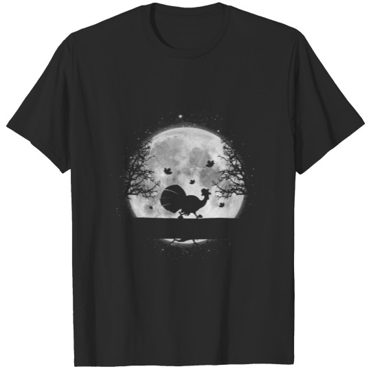 Midnight Turkey White moon T-shirt