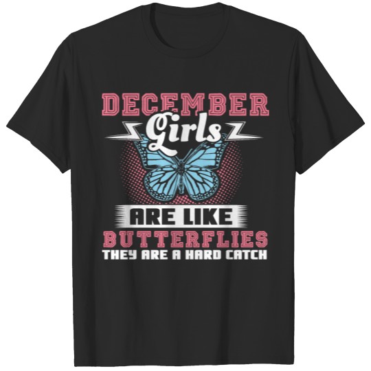December Birthday Princess Decembergirl Gift T-shirt