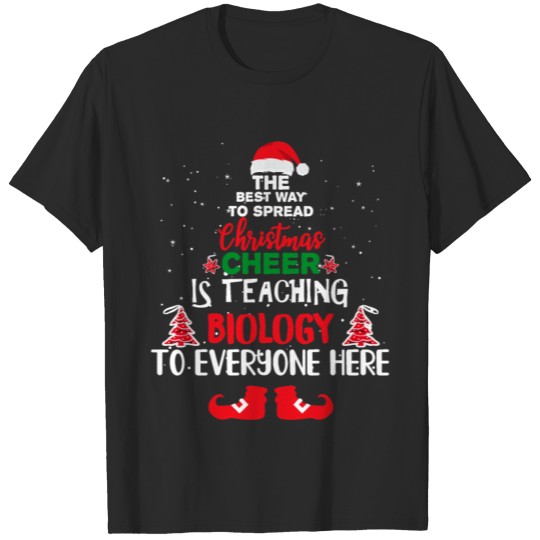Christmas Biology Teachers , Funny Teachers T-shirt