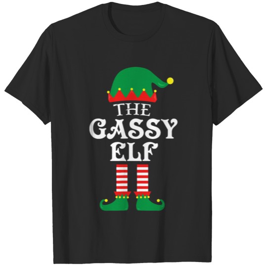 The Gassy Elf Matching Family Group Christmas T-shirt