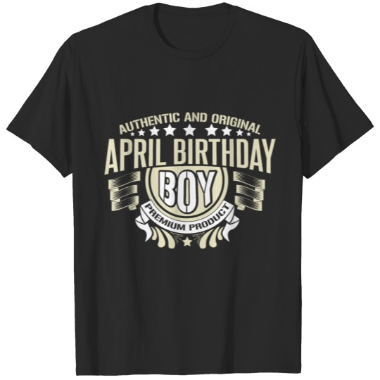April Birthday April Boy T-shirt