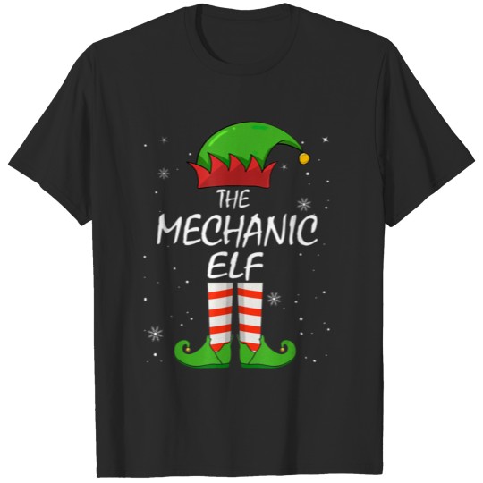 MECHANIC Elf Family Matching Group Christmas T-shirt