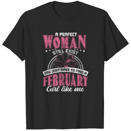 February Birthday Girl Birthday Party T-shirt
