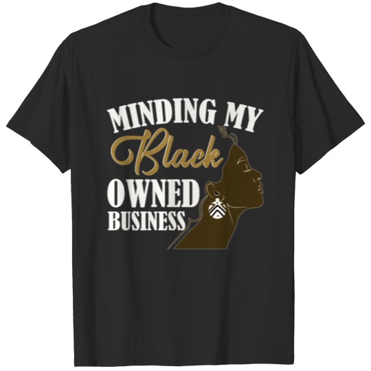 Black CEO Girl Small Business Women T-shirt