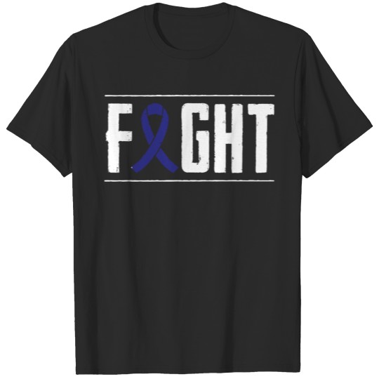 Colon Cancer Awareness Fight Cancer Ribbon T-shirt
