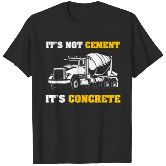 Not Cement It's Concrete Construction Heavy T-shirt