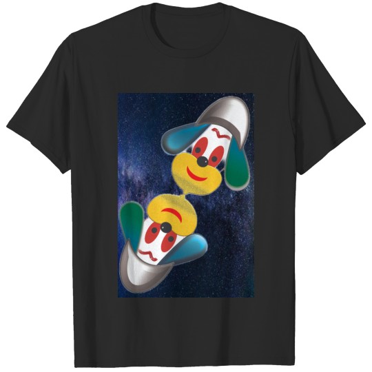 FUNNY PUPPET IN SPACE T´SHIRT T-shirt