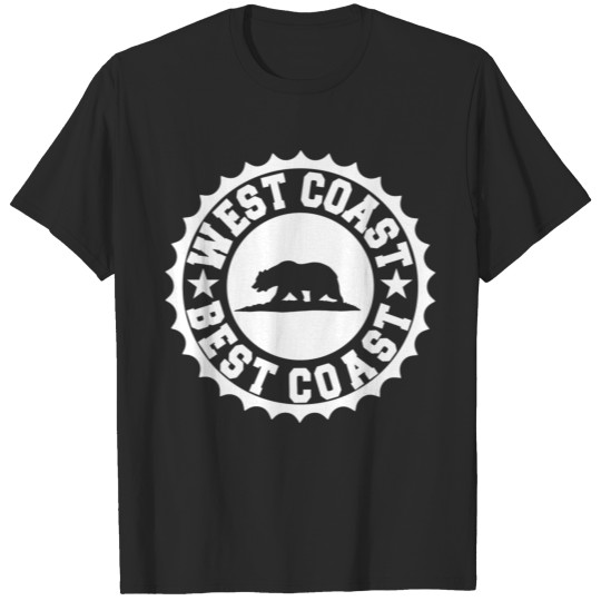 West Coast Best Coast California Bear Republic T-shirt