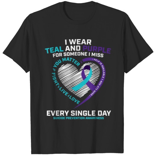In Memory Of I Miss Son Mom Dad Suicide Prevention T-shirt