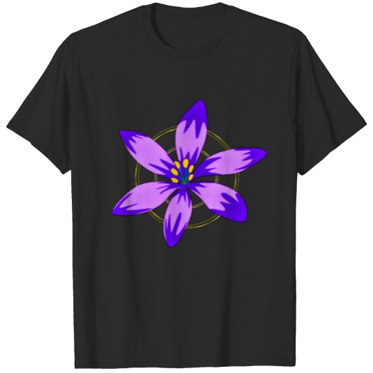 violet spring rose T-shirt