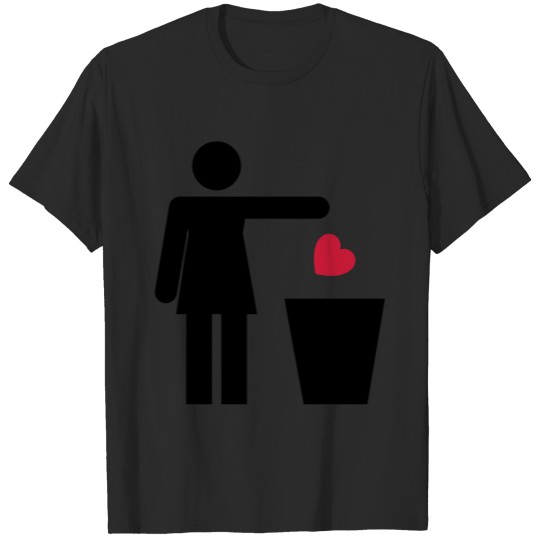 Trash Heart Woman 2c T-shirt