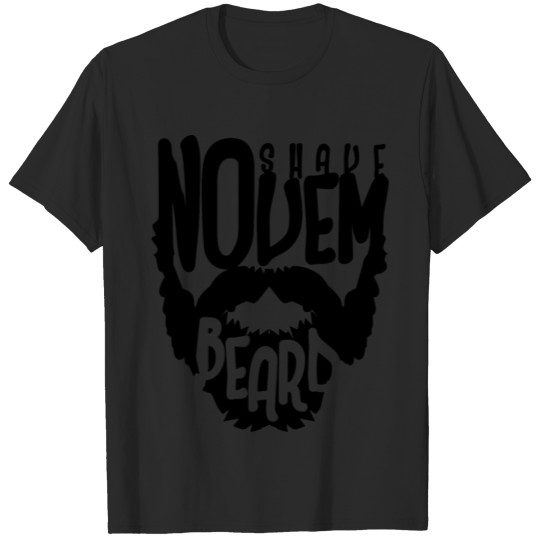 no shave november tshirt T-shirt