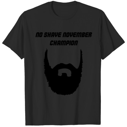 No Shave November Champion T-shirt