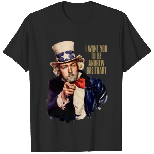 Andrew Breitbart as Uncle Sam T-shirt
