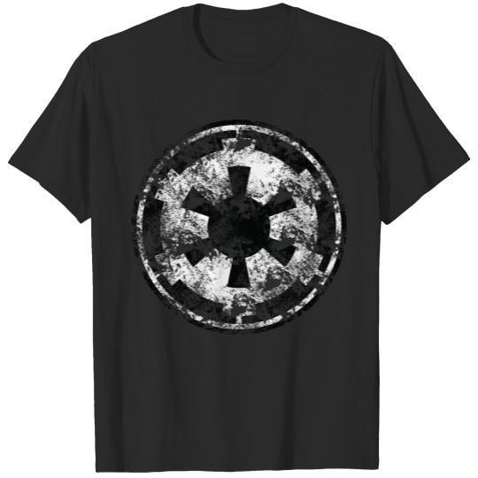 Battered Galactic Empire symbol T-shirt