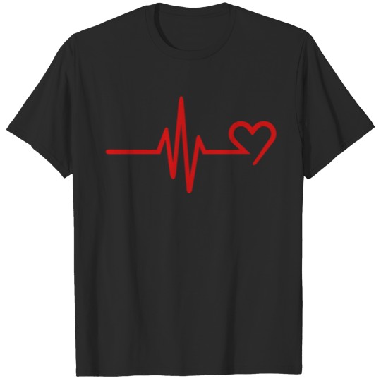 Frequency heart T-shirt