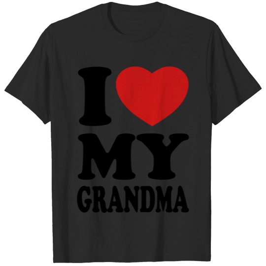 I love my grandma T-shirt