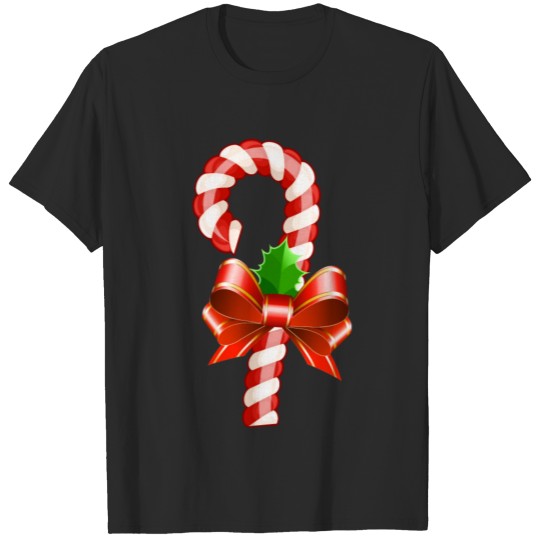 i I heart Christmas Santa Claus candy cane snowman T-shirt