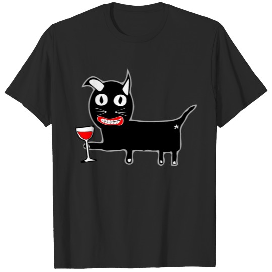 Crazy cat T-shirt