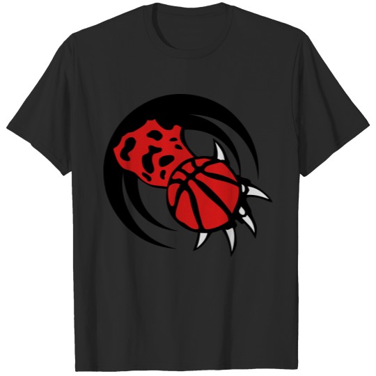 tiger paw logo basketball 0 T-shirt