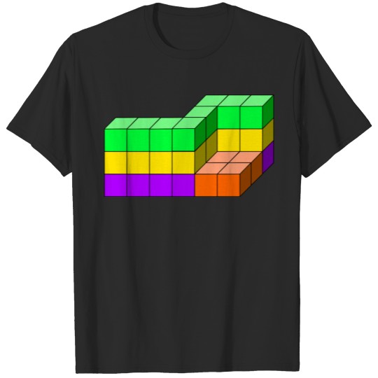 cube tower 04 T-shirt
