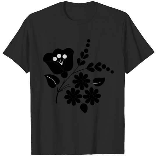 Flower ornament folk art T-shirt