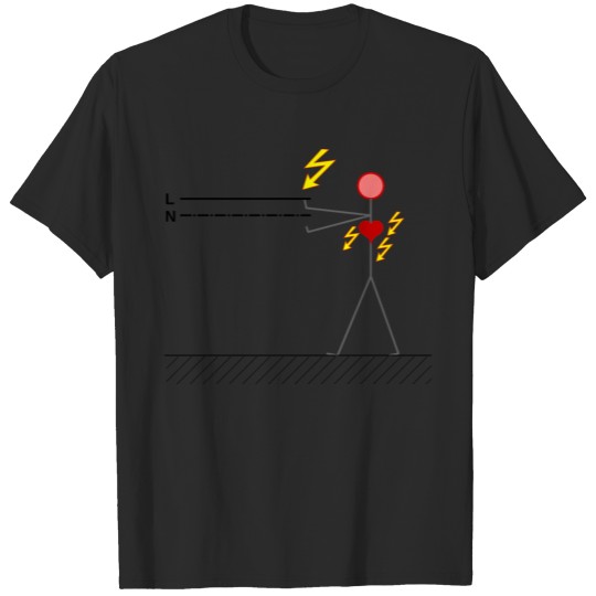 electric shock T-shirt