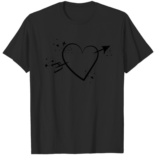 heart with arrow T-shirt