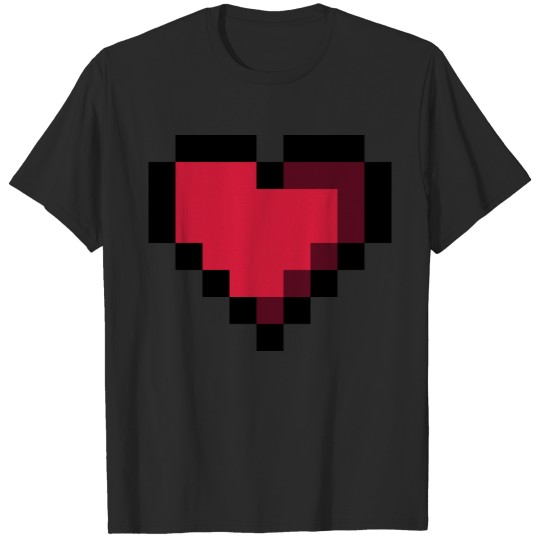 pixel heart T-shirt