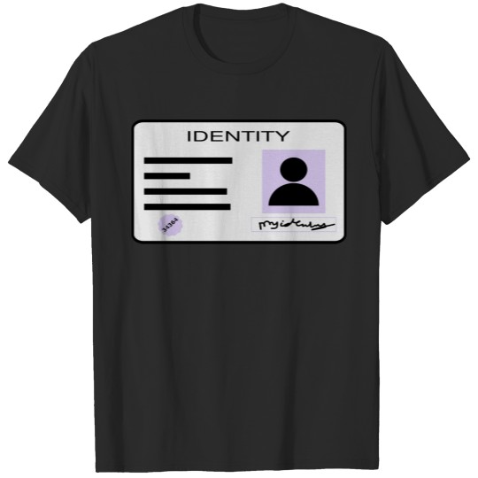Simple ID Card T-shirt