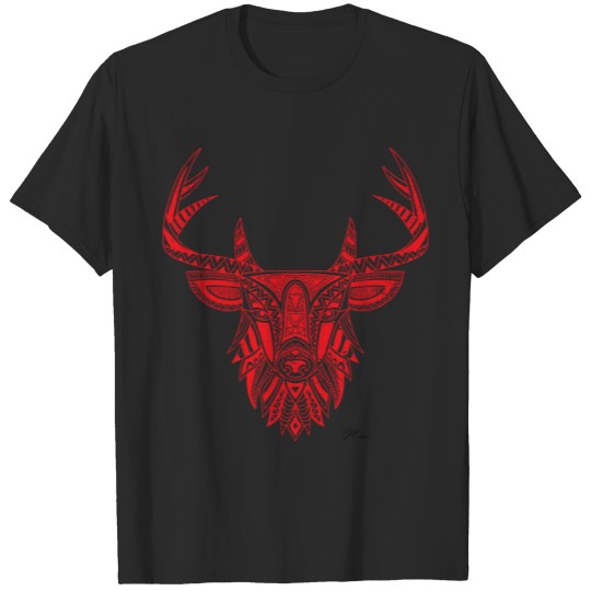Art Deer - Vintage Look T-shirt