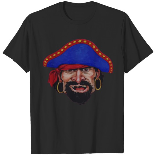 Realistic Pirate Illustration T-shirt
