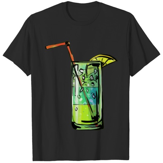 Blue lagoon cocktail T-shirt