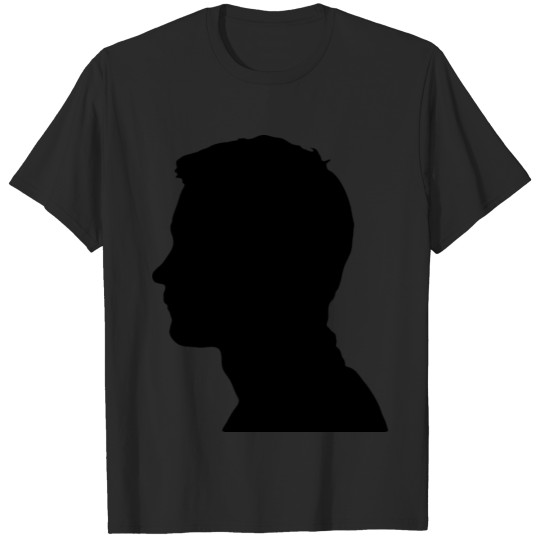 Male Head Profile Silhouette 2 T-shirt