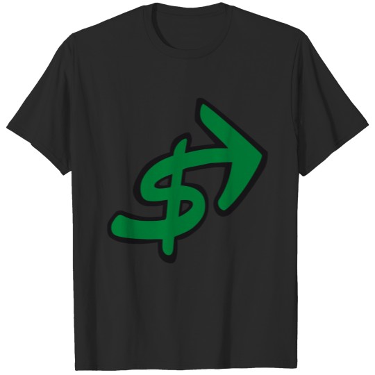 Dollar Sign With Arrow T-shirt