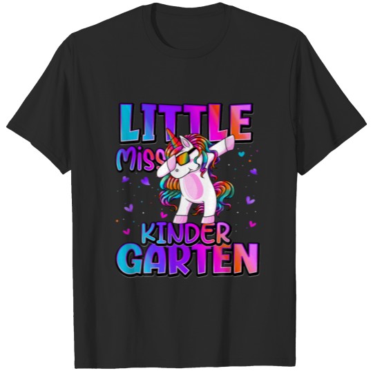 Little Miss Kindergarten Back To School Girls Kind T-shirt