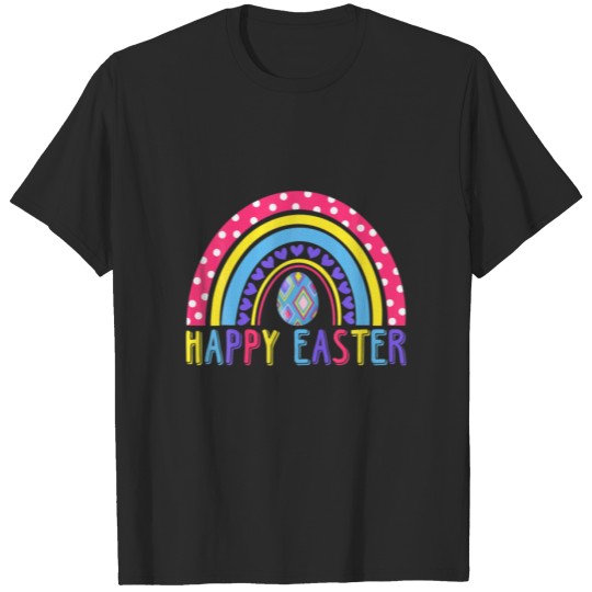 happy-easter-rainbow-easter-day-eggs-easter-men-wo-t-shirt