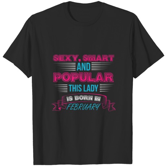 February Birthday Girl Wo T-shirt