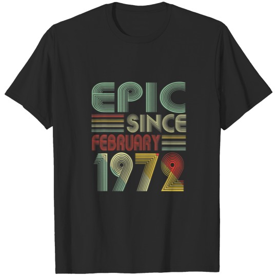 March 1972 Vintage 50Th Birthday 50 Year Old Gifts T-shirt